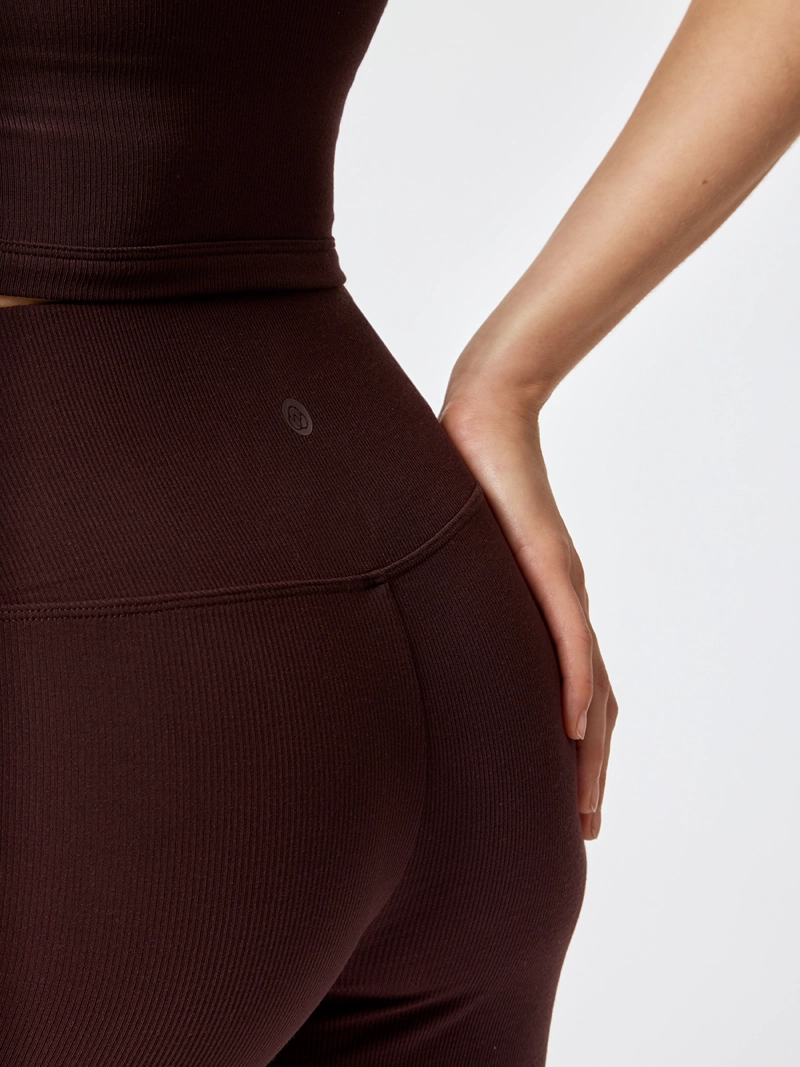 PANTALON RIB MODAL REC CAFE  MUJER BSOUL - 6