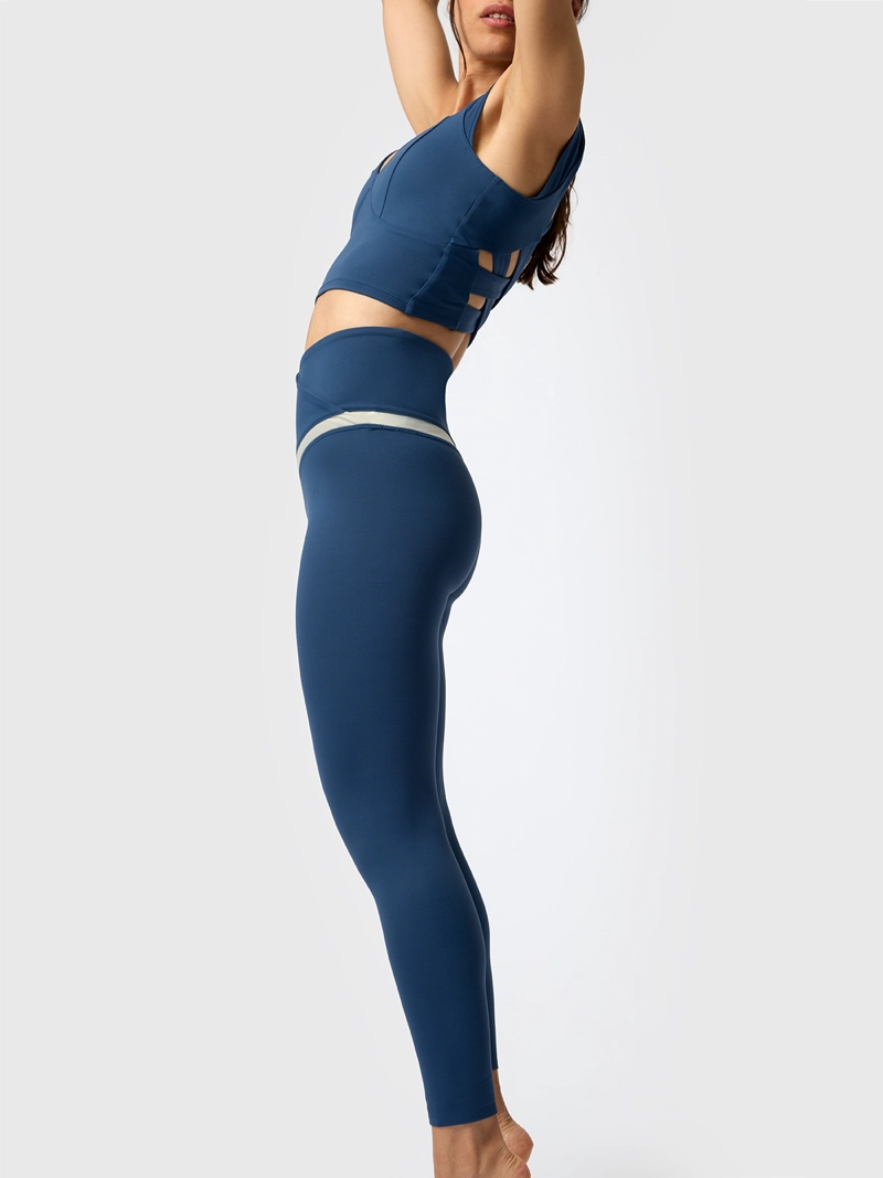CALZA ANKLE BIANCA ALOE AZUL MUJER BSOUL - 4