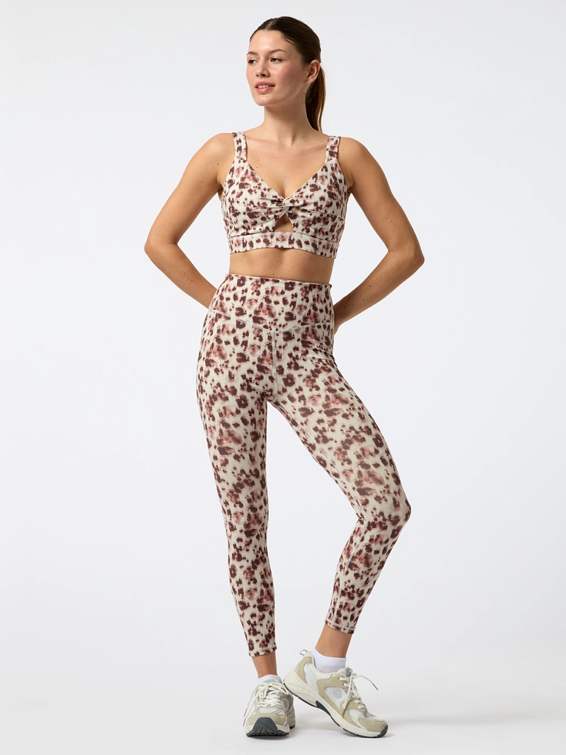 CALZA ANKLE EMMA ALOE ESTAMPADO MUJER BSOUL - 1
