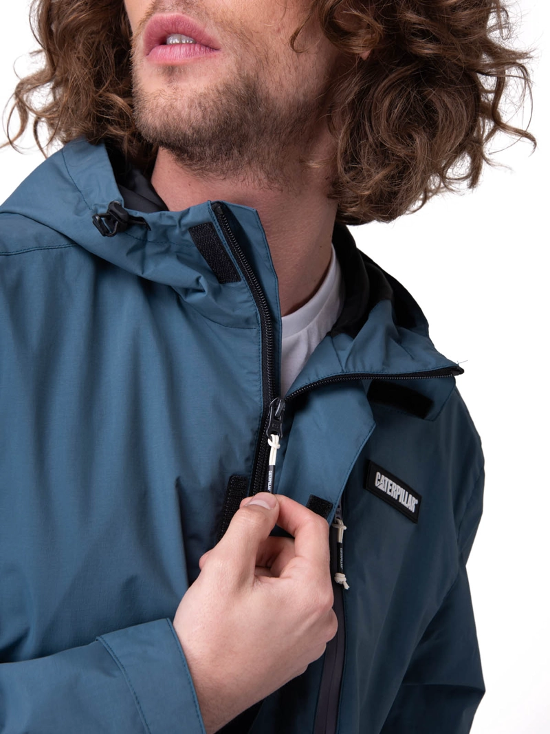 CHAQUETA RAIN JACKET HOMBRE AZUL CAT - 5
