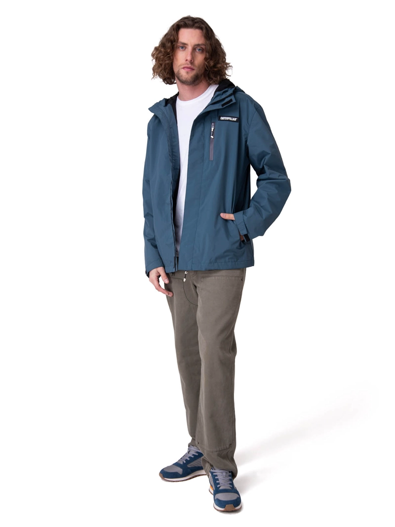 CHAQUETA RAIN JACKET HOMBRE AZUL CAT - 6