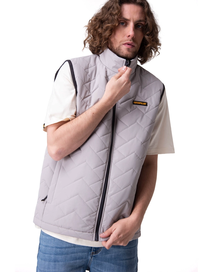 CHAQUETA SIN MANGAS MEDIUMWEIGHT INSULAT HOMBRE GRIS CAT - 1