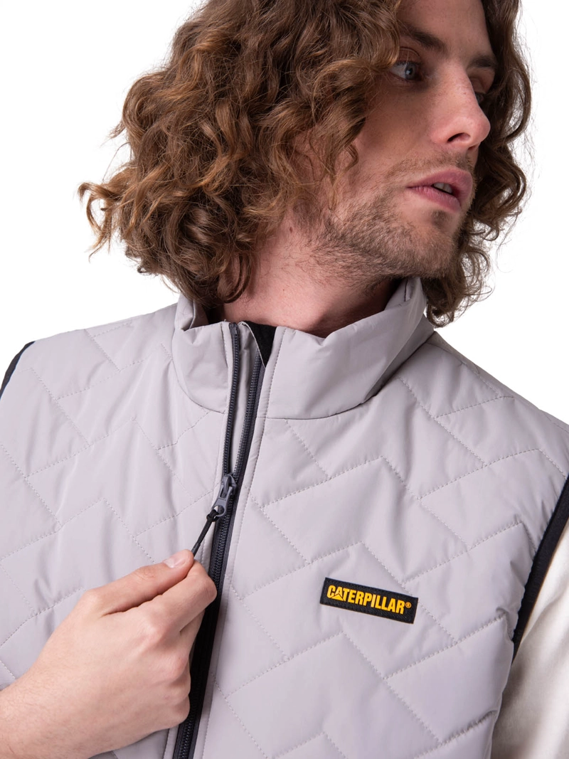 CHAQUETA SIN MANGAS MEDIUMWEIGHT INSULAT HOMBRE GRIS CAT - 4