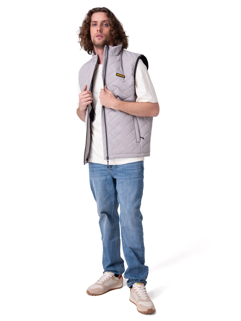 CHAQUETA SIN MANGAS MEDIUMWEIGHT INSULAT HOMBRE GRIS CAT - 5