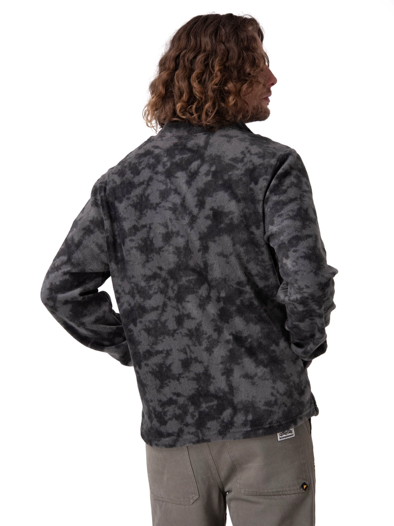POLAR MICROFLEECE FULL ZIP NEGRO HOMBRE CAT - 2