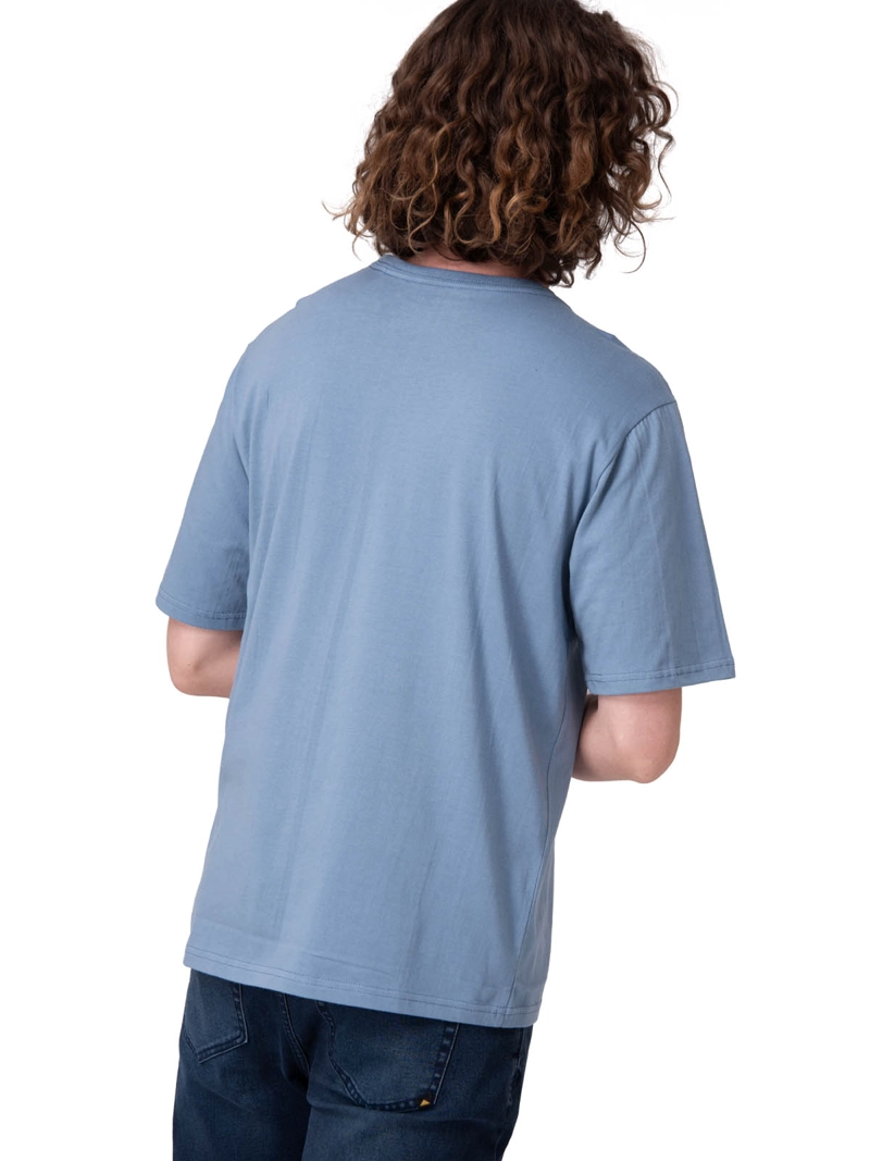 POLERA MANGA CORTA CATERPILLAR SCRIPT G HOMBRE AZUL CAT - 2