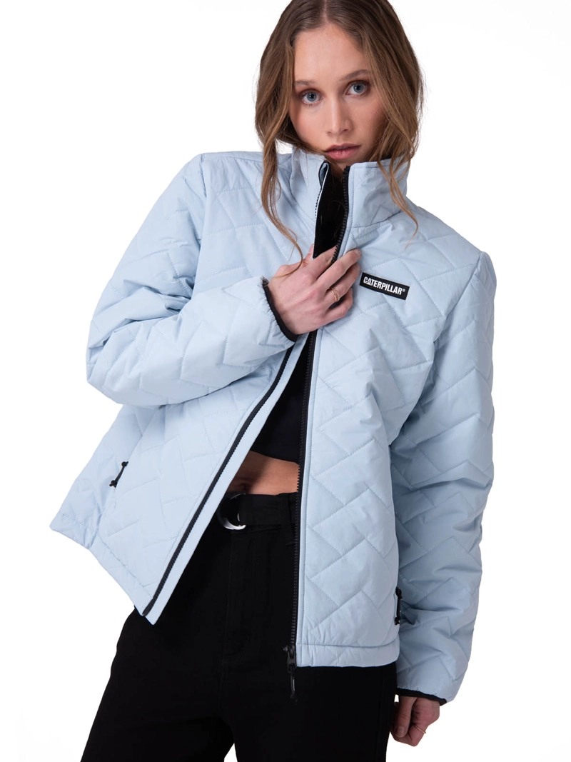 CHAQUETA W MEDIUMWEIGHT INSUL MUJER CELESTE CAT - 1