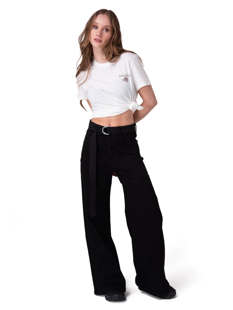 POLERA MANGA CORTA BORN FREE GRAPHIC TE MUJER BLANCO CAT - 6