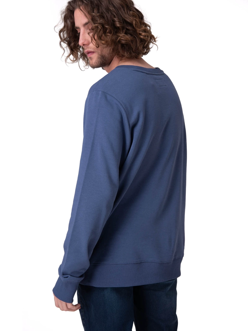 POLERON CAT PATCH FRENCH TER HOMBRE AZUL CAT - 2