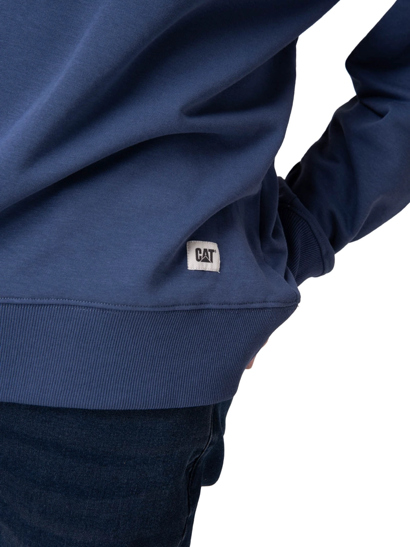 POLERON CAT PATCH FRENCH TER HOMBRE AZUL CAT - 5