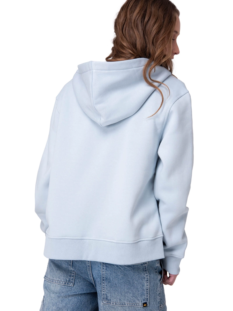 POLERON W CAT PATCH FULL ZIP MUJER CELESTE CAT - 2