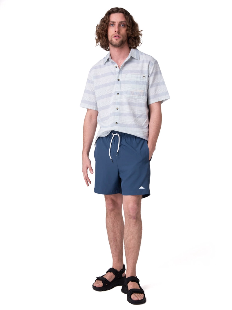 TRAJE DE BAÑO SWIM TRUNK HOMBRE AZUL CAT - 5