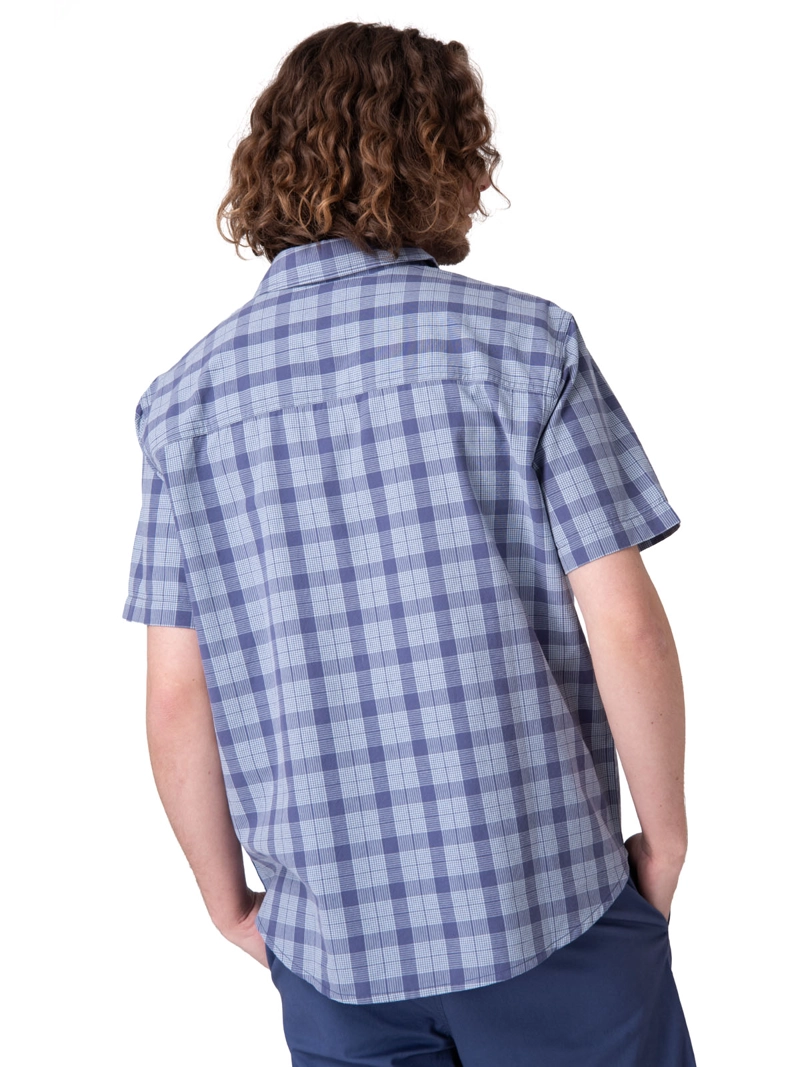 CAMISA MANGA CORTA POPLIN S/S SHIRT II HOMBRE AZUL CAT - 2