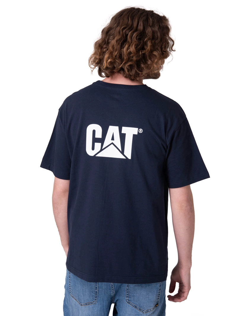 POLERA MANGA CORTA TRADEMARK TEE HOMBRE AZUL CAT - 2