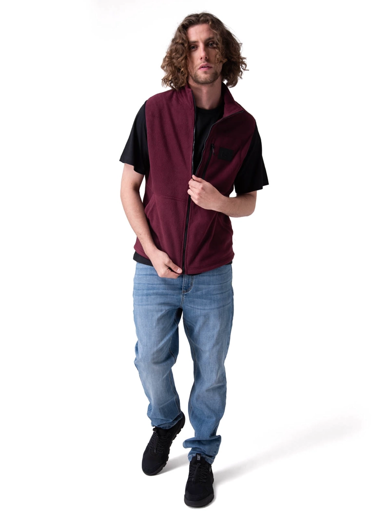 POLAR MICROFLEECE VEST HOMBRE MORADO CAT - 5