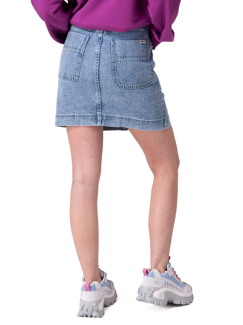 SHORT DENIM SHANK FRONT SK MUJER AZUL CAT - 2