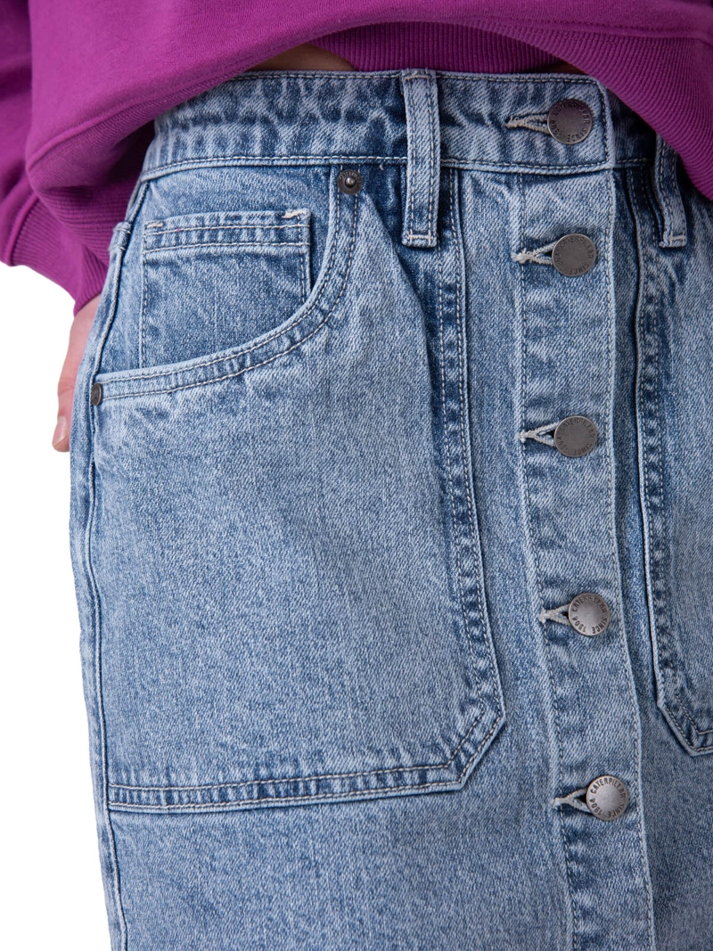 SHORT DENIM SHANK FRONT SK MUJER AZUL CAT - 4