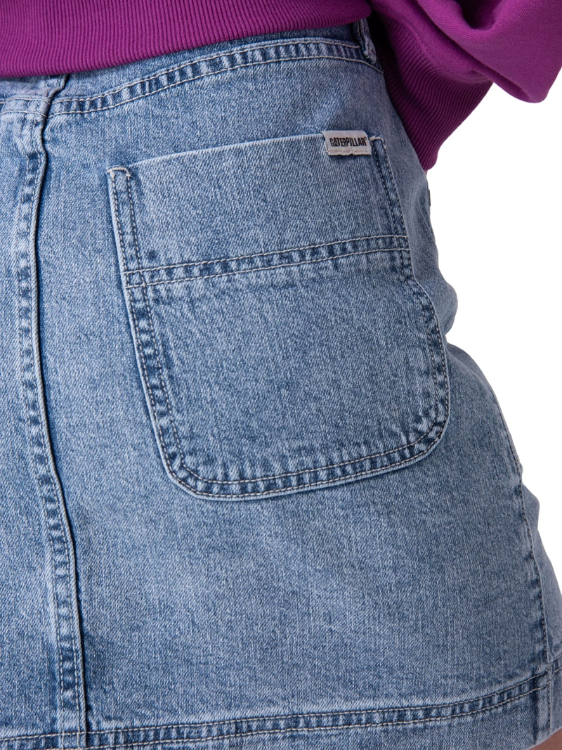 SHORT DENIM SHANK FRONT SK MUJER AZUL CAT - 5