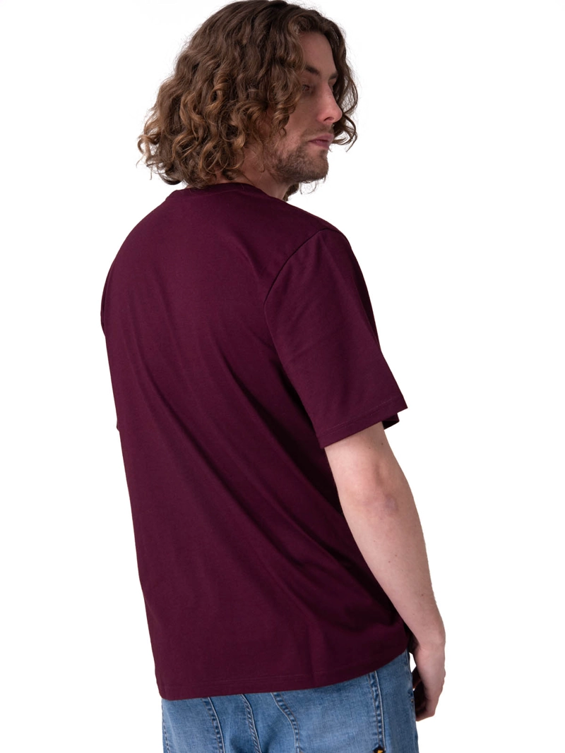 POLERA MANGA CORTA CAT LOGO TEE HOMBRE MORADO CAT - 2