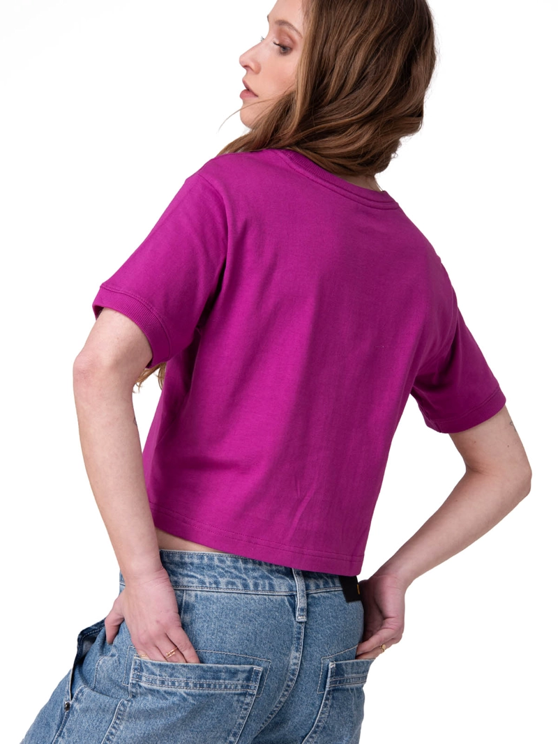 POLERA MANGA CORTA CATERPILLAR RINGER C MUJER MORADO CAT - 2