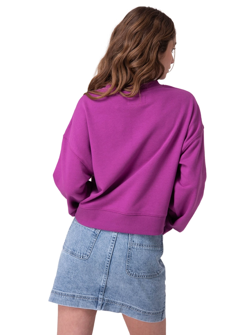 POLERON RELAXED CATERPILLAR MUJER MORADO CAT - 2