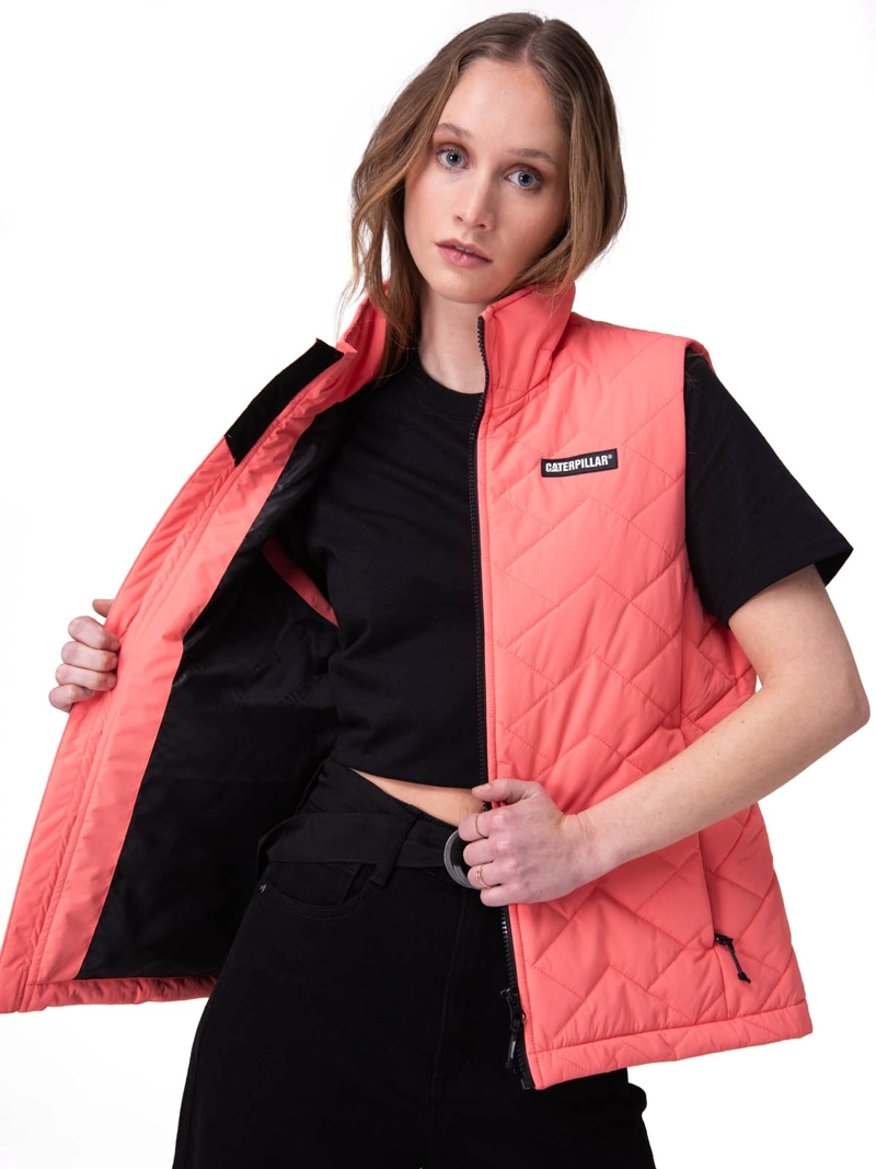 CHAQUETA SIN MANGAS W MEDIUMWEIGHT INSUL MUJER ROSADO CAT - 1