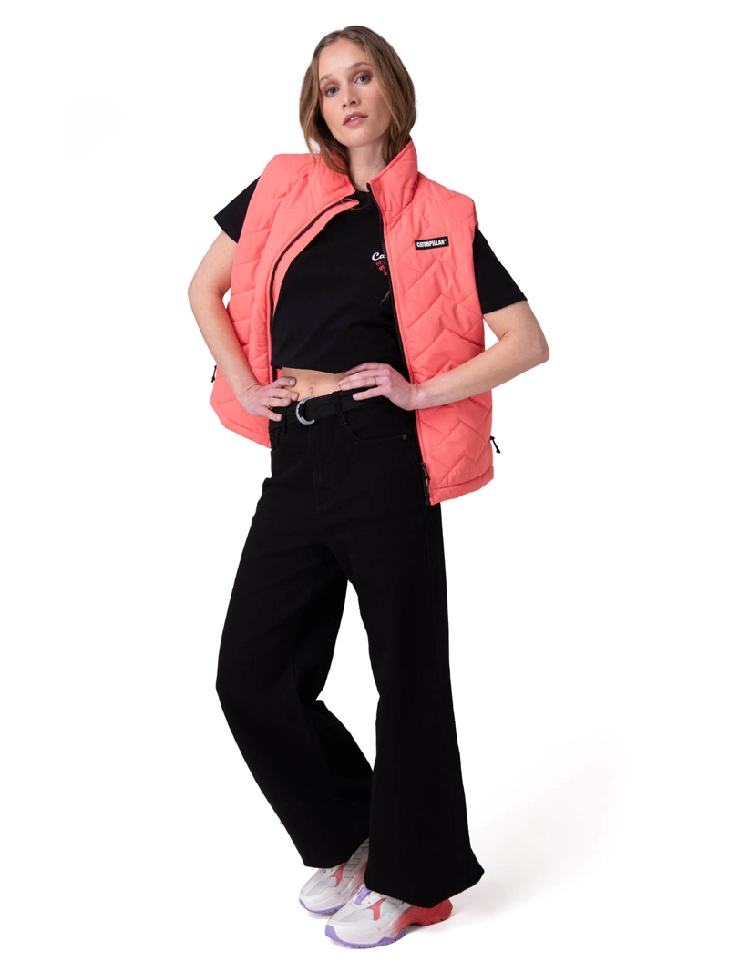 CHAQUETA SIN MANGAS W MEDIUMWEIGHT INSUL MUJER ROSADO CAT - 5