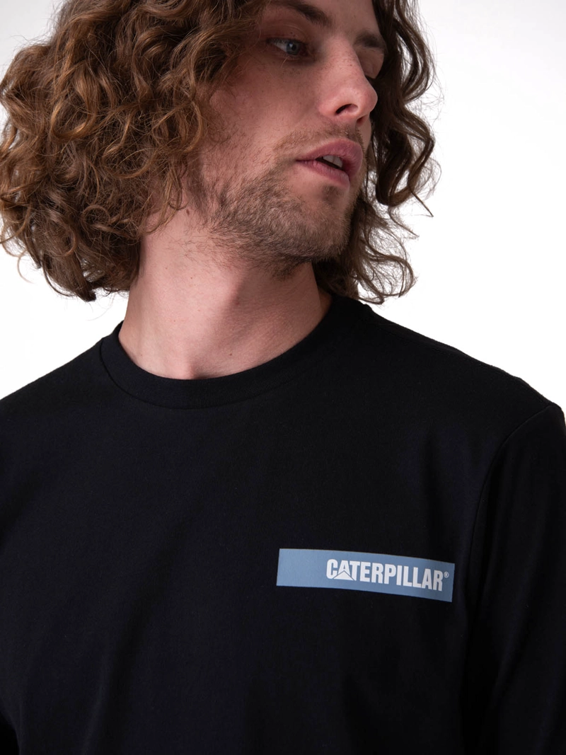 POLERA MANGA CORTA GRAPHIC TEE NEGRO HOMBRE CAT - 4