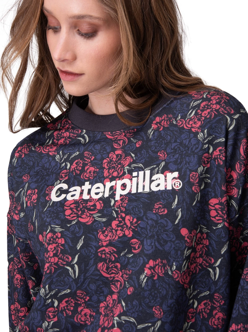 POLERON RELAXED CATERPILLAR MUJER MULTICOLOR CAT - 4
