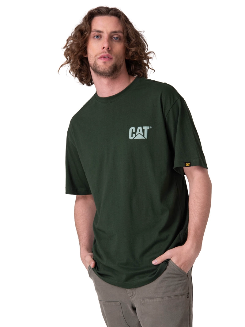 POLERA MANGA CORTA TRADEMARK TEE HOMBRE VERDE CAT - 1