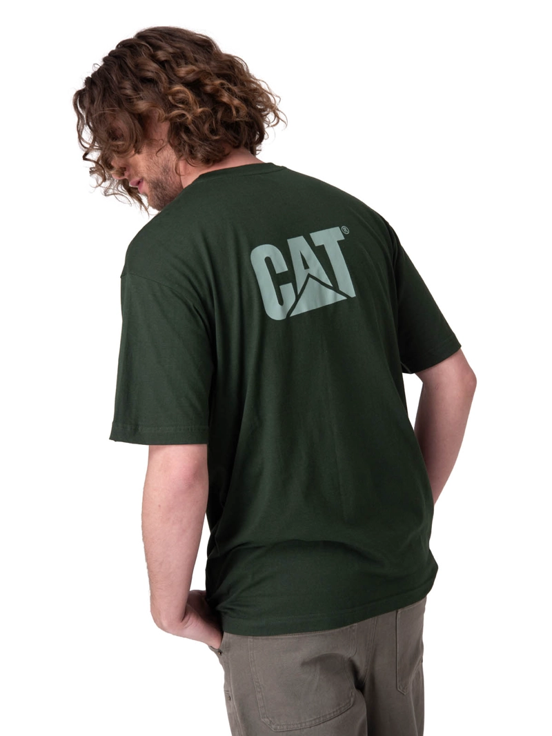 POLERA MANGA CORTA TRADEMARK TEE HOMBRE VERDE CAT - 2