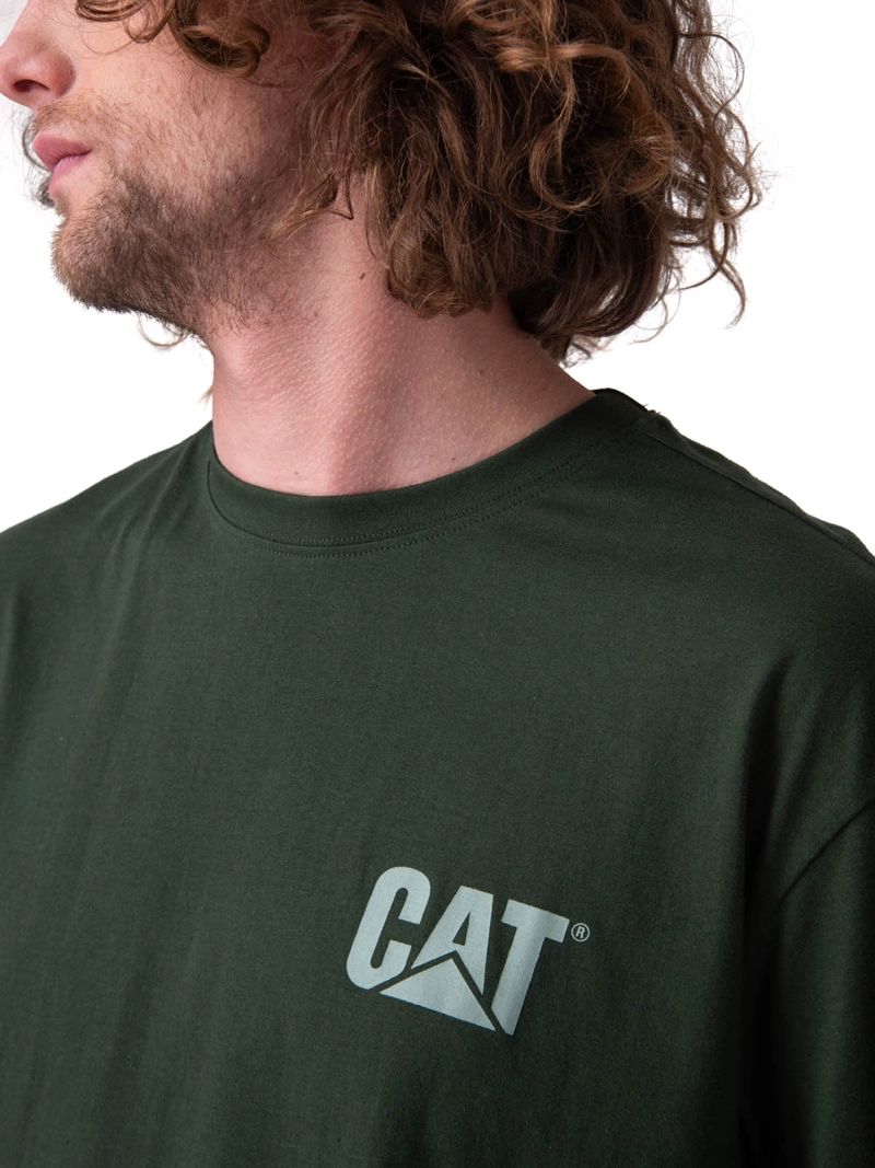 POLERA MANGA CORTA TRADEMARK TEE HOMBRE VERDE CAT - 4
