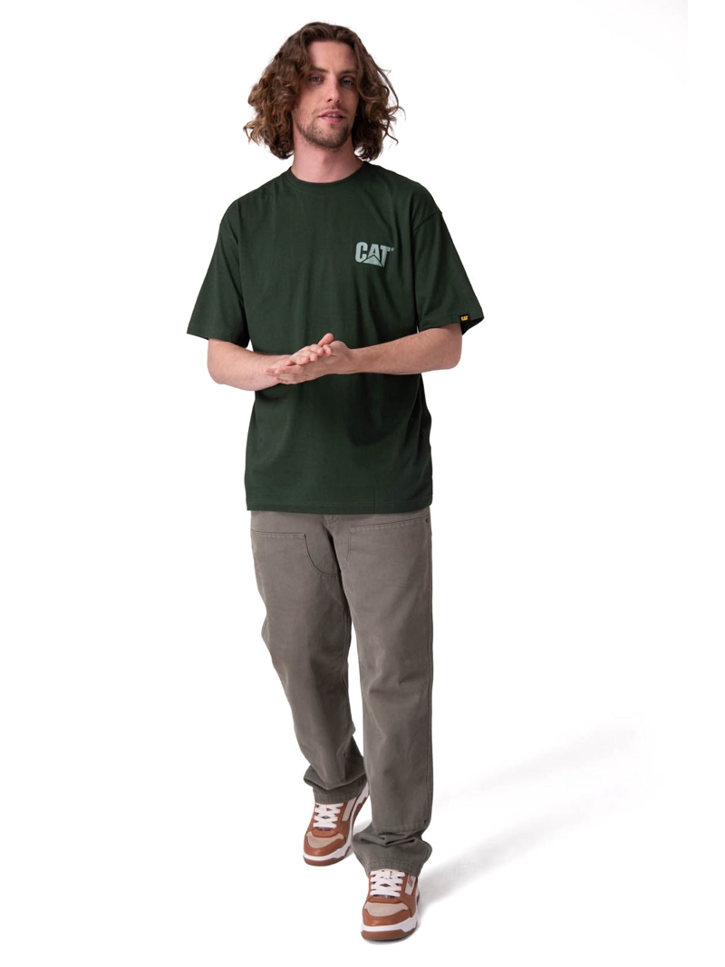 POLERA MANGA CORTA TRADEMARK TEE HOMBRE VERDE CAT - 6