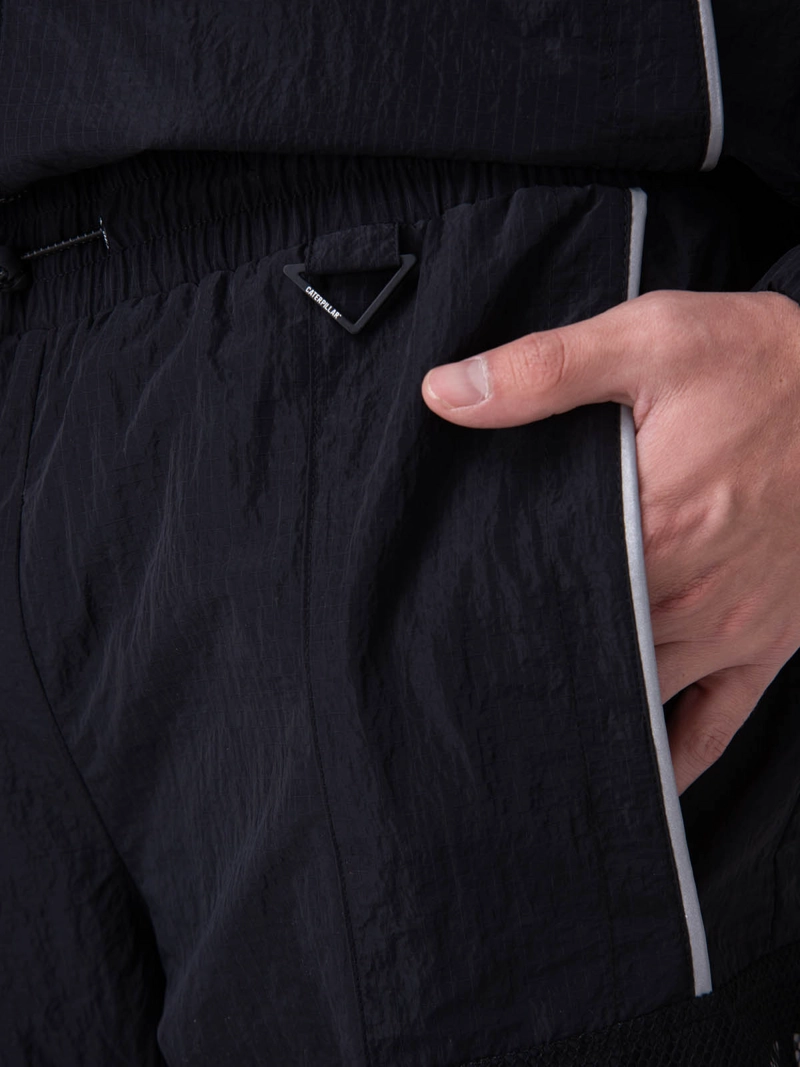 PANTALON NYLON RIPSTOP E-WAIS NEGRO HOMBRE CAT - 4