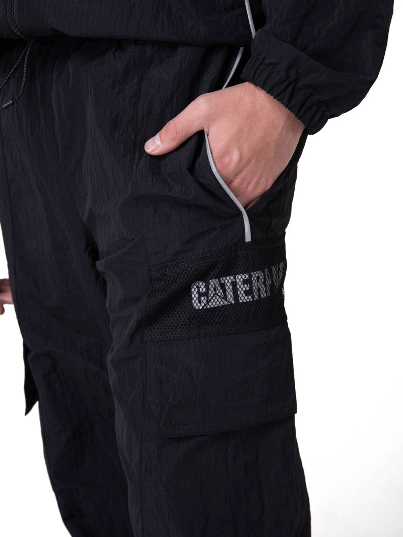 PANTALON NYLON RIPSTOP E-WAIS NEGRO HOMBRE CAT - 5