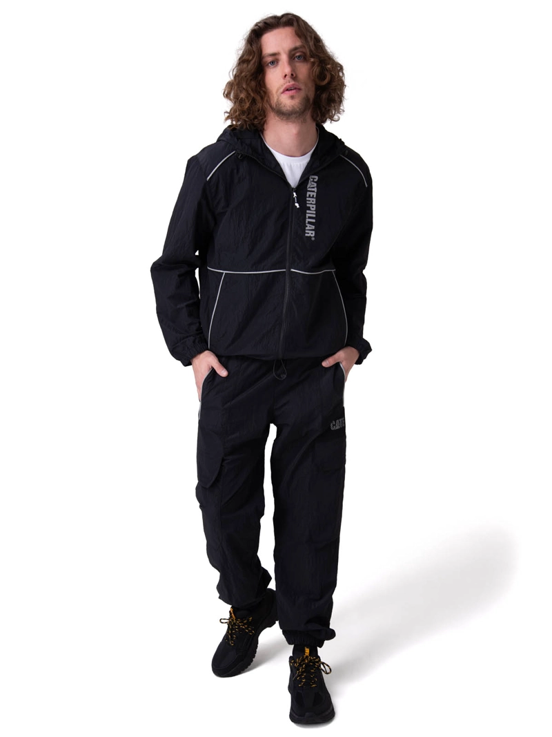 PANTALON NYLON RIPSTOP E-WAIS NEGRO HOMBRE CAT - 6