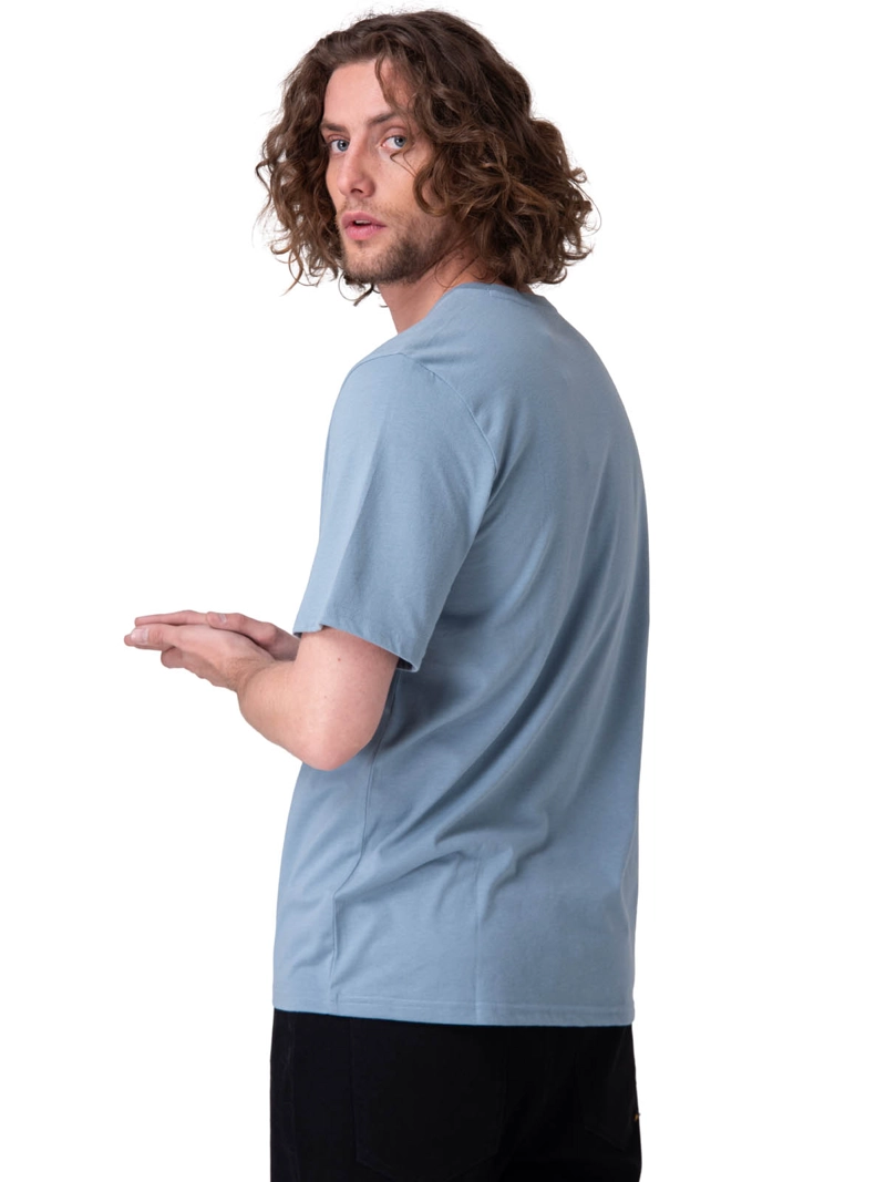 POLERA MANGA CORTA CATERPILLAR LOGO TEE HOMBRE CELESTE CAT - 2