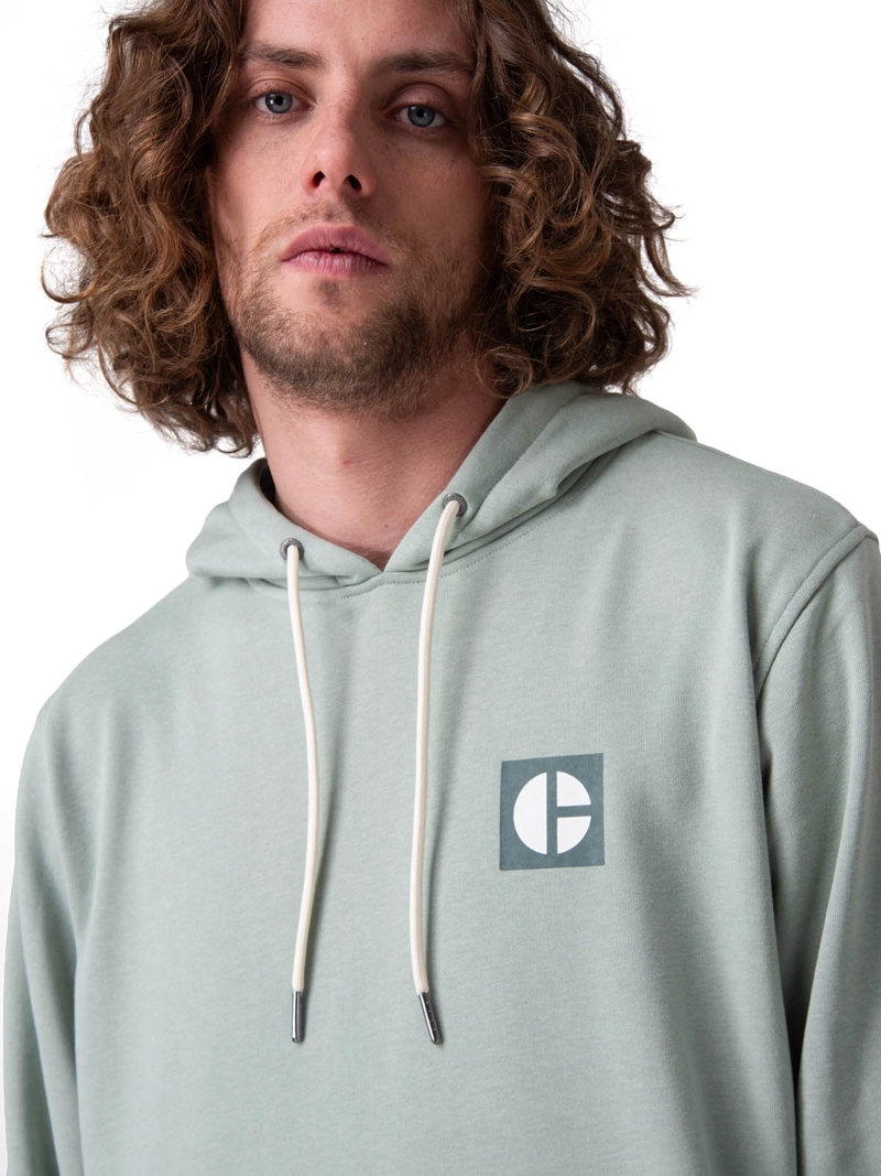 POLERON GRAPHIC FRENCH TERRY HOMBRE VERDE CAT - 5
