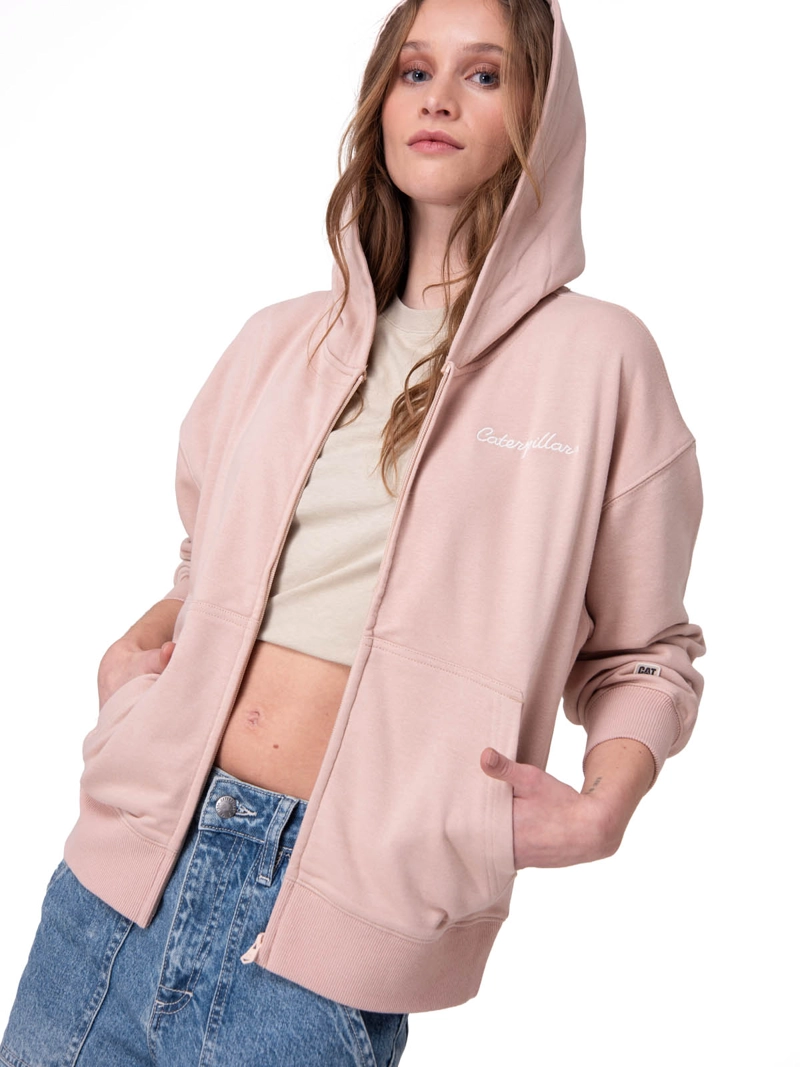 POLERON W RELAXED FRENCH TER MUJER ROSADO CAT - 1