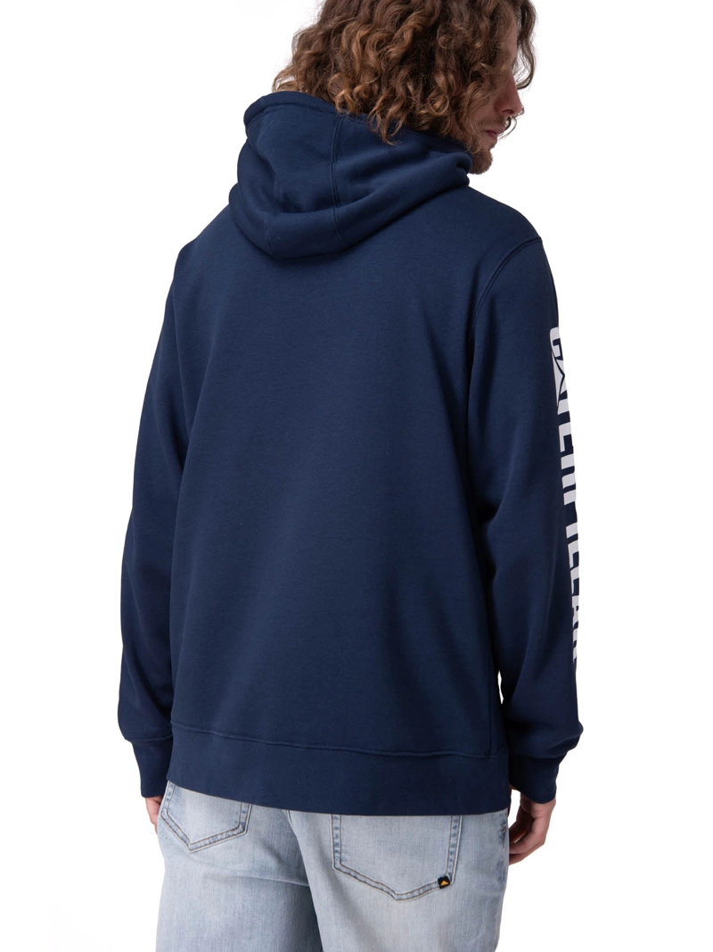 POLERON TRADEMARK BANNER PUL HOMBRE AZUL CAT - 2