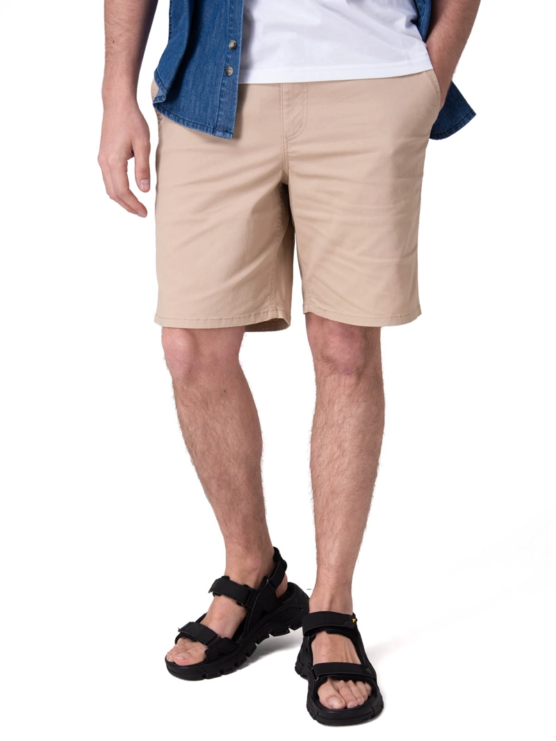 SHORT CHINO SHORT HOMBRE BEIGE/CRUDO CAT - 1