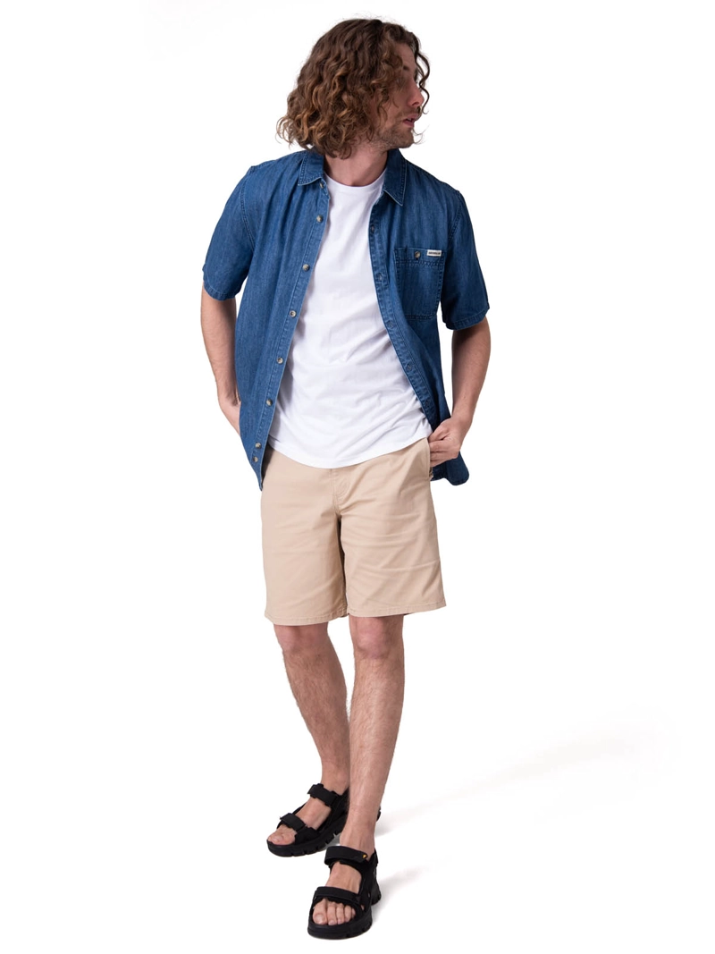 SHORT CHINO SHORT HOMBRE BEIGE/CRUDO CAT - 6