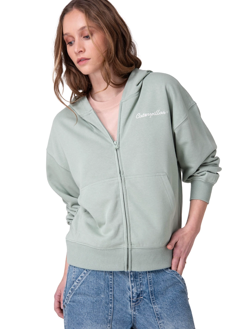 POLERON W RELAXED FRENCH TER MUJER VERDE CAT - 1