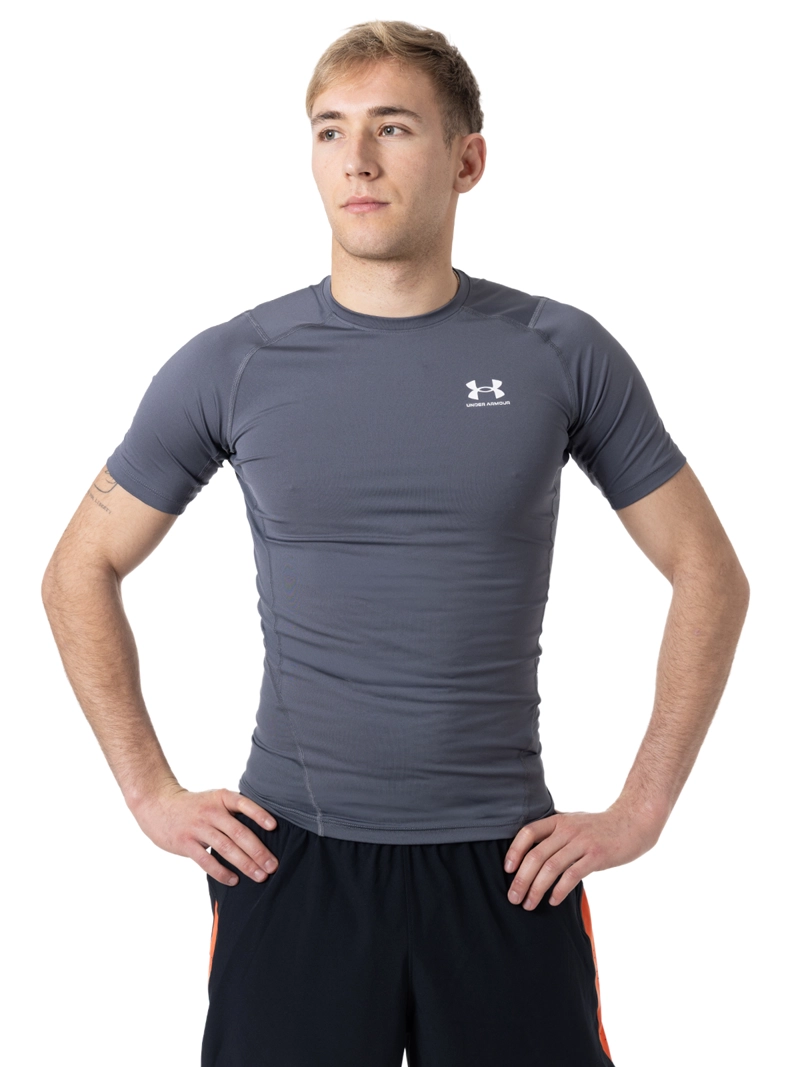 PRIMERA CAPA SUPERIOR HOMBRE HEATGEAR SUPERIOR GRIS UNDER ARMOUR - 4