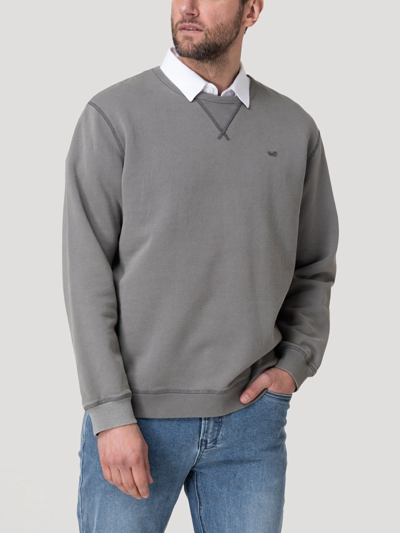 POLERON ALGODON ORGANICO HOMBRE FRATELI AZUL ROCKFORD - 5