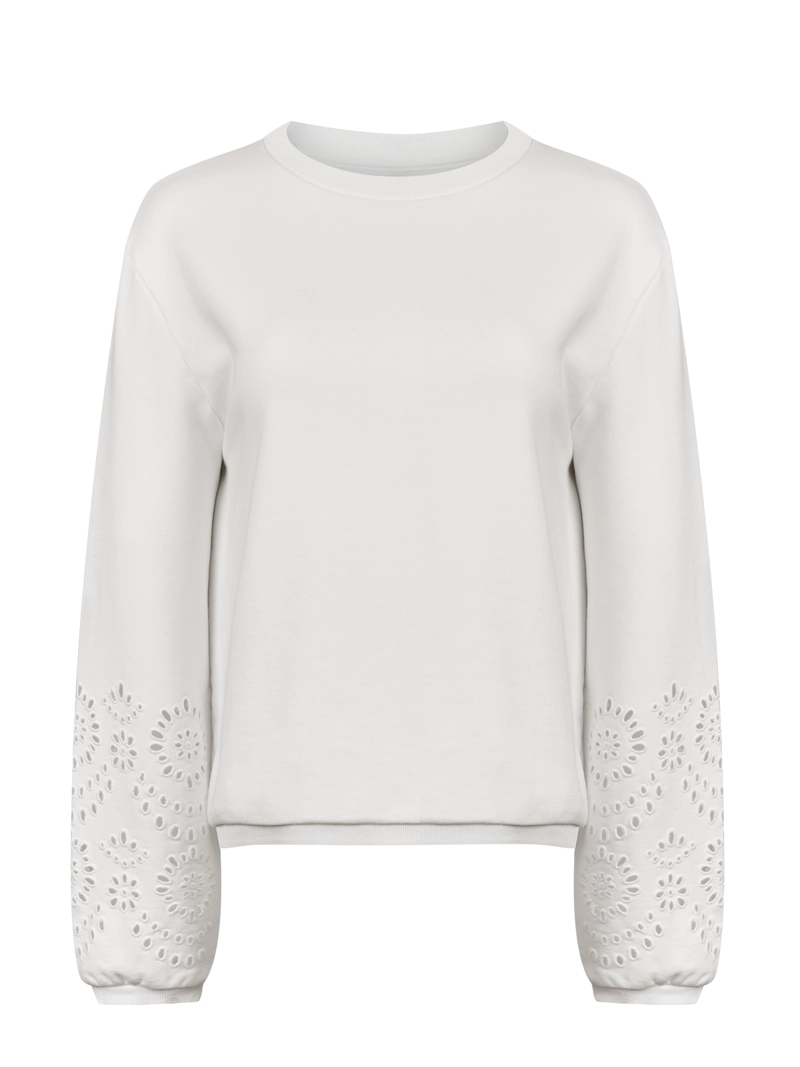 POLERON ALGODON ORGANICO MUJER ZENYA BEIGE ROCKFORD - 1