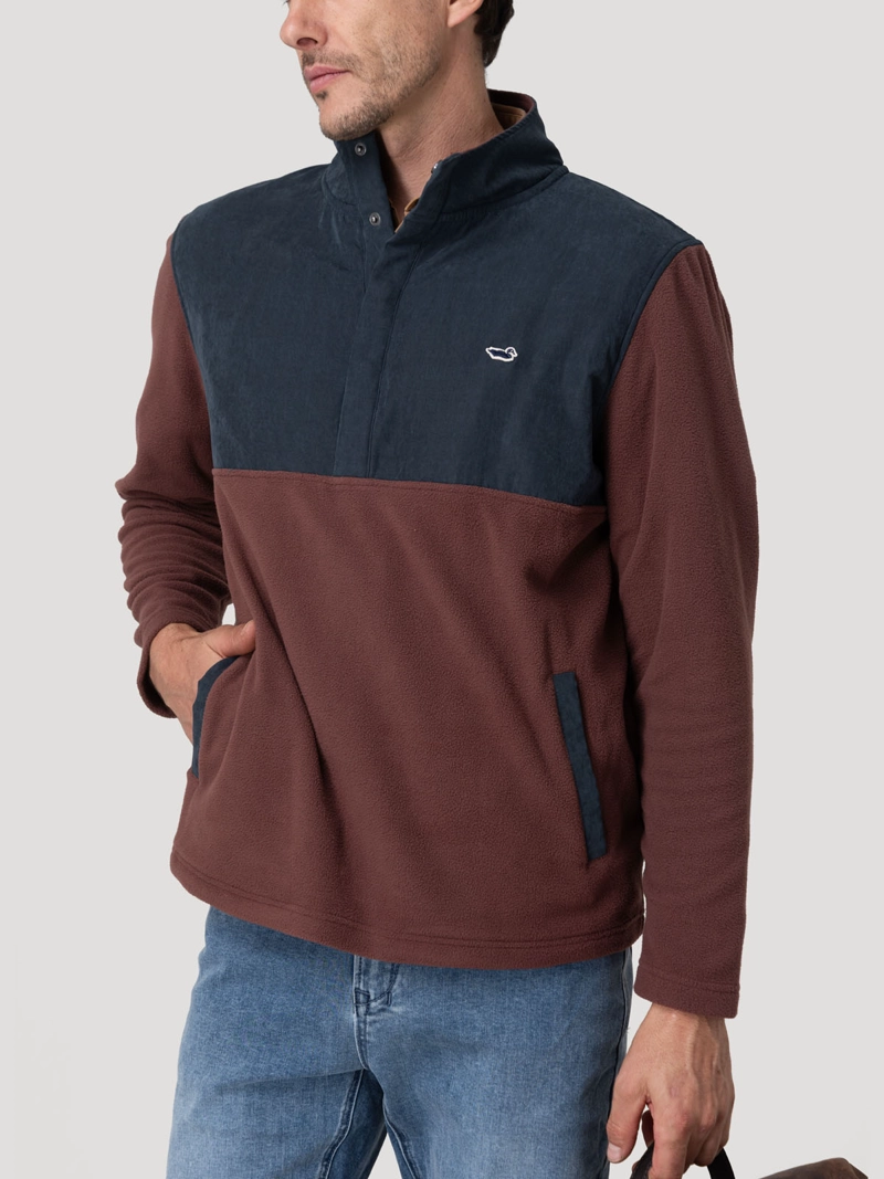 POLAR FIBRAS RECICLADAS HOMBRE GLASHALF BURDEO ROCKFORD - 5