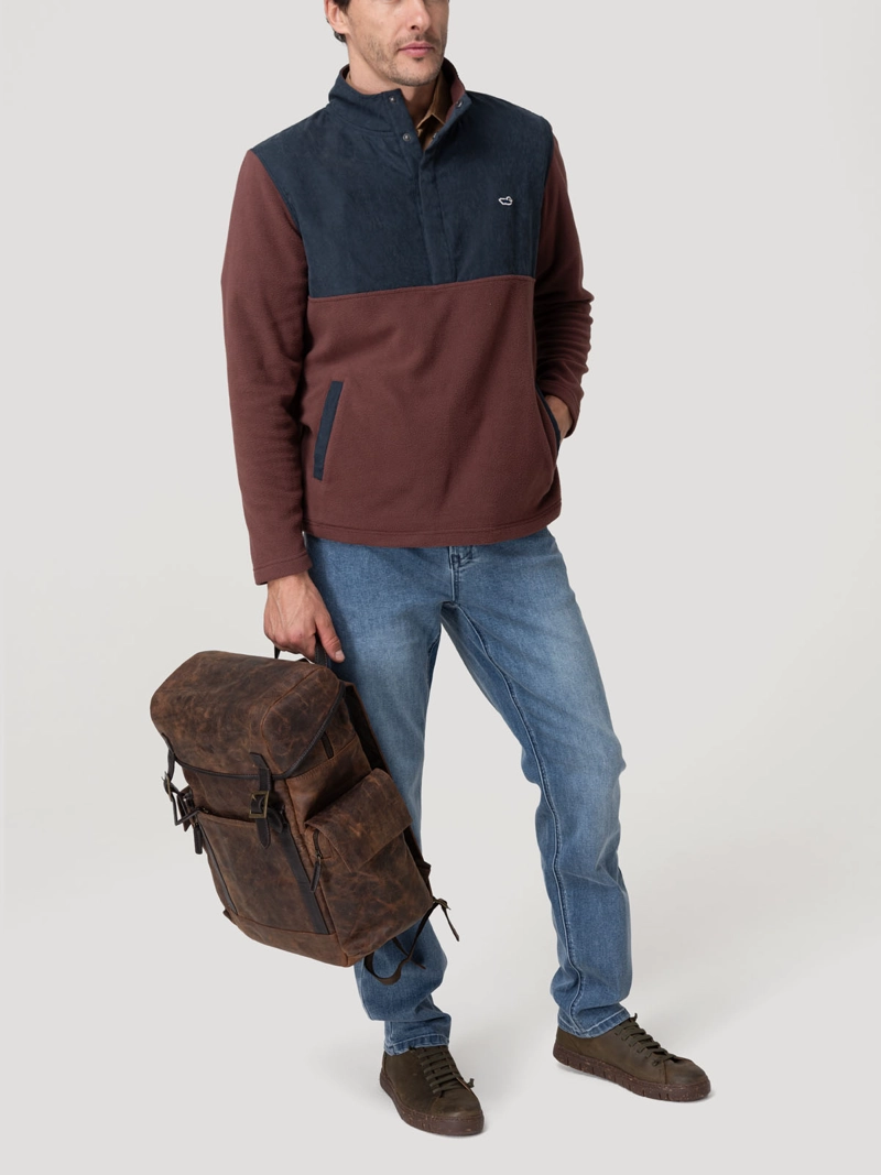 POLAR FIBRAS RECICLADAS HOMBRE GLASHALF BURDEO ROCKFORD - 9