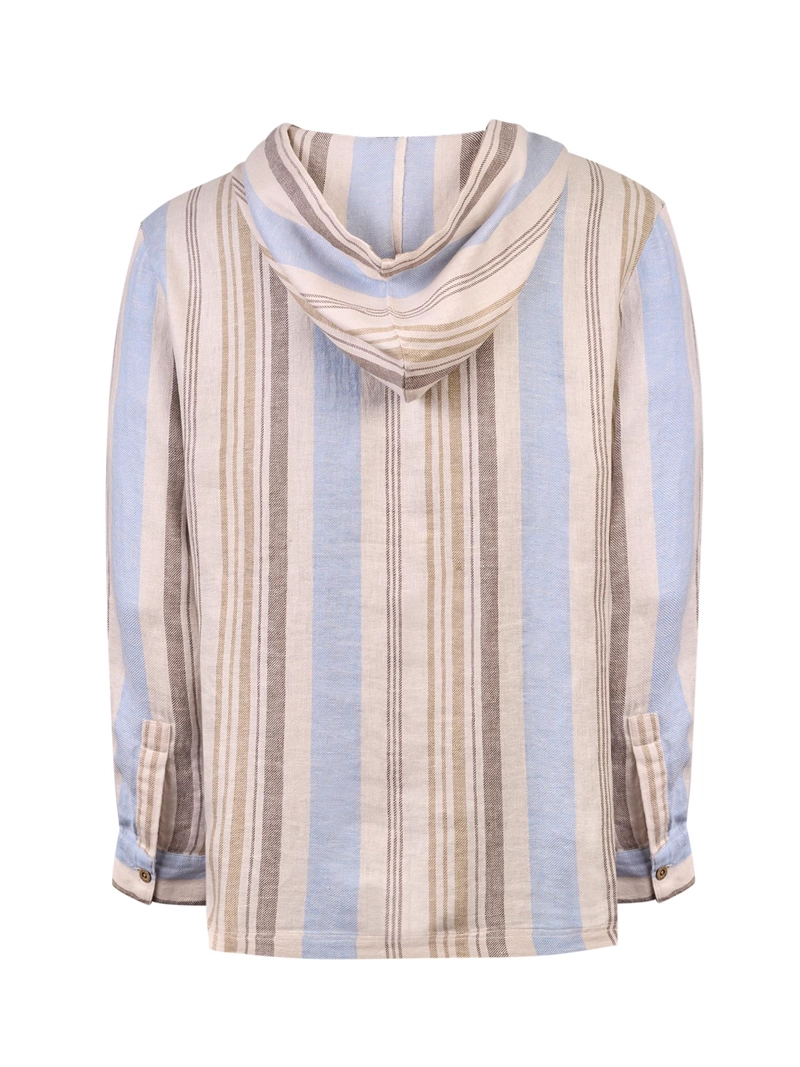 POLERON LINO ORGANICO HOMBRE LINEN MULTICOLOR ROCKFORD - 2