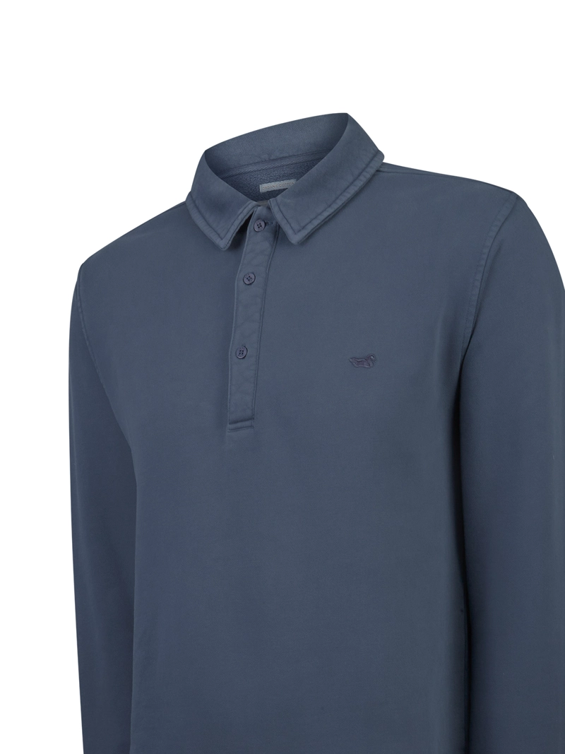 POLERON ALGODON ORGANICO HOMBRE ROUTE AZUL ROCKFORD - 4